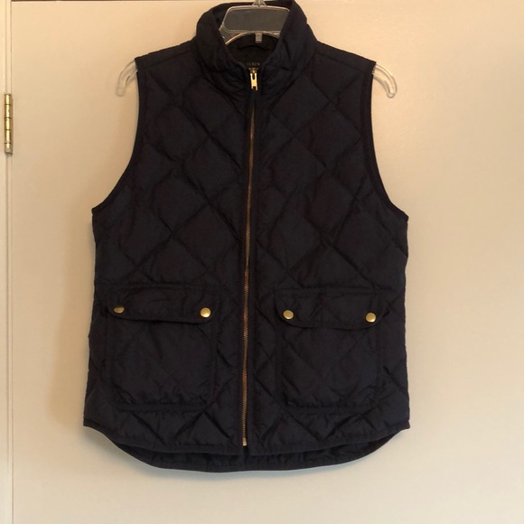 J. CREW vest blue size medium - Picture 2 of 8